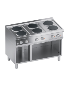 Kokebord 6 runde plater, Gulvmodell