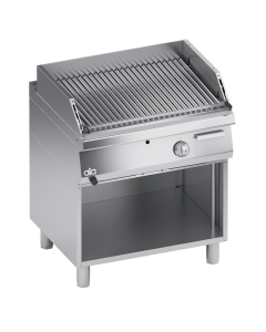 Lavastein grill, Gass, Bevegelig 1 grill-enhet, Gulvmodell